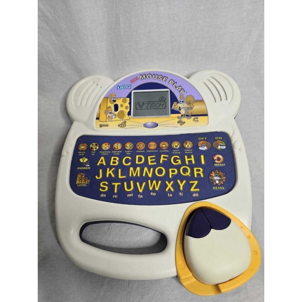 VTECH LITTLE SMART MOUSE PLAY LAPTOP VINTAGE TESTED- WORKS!